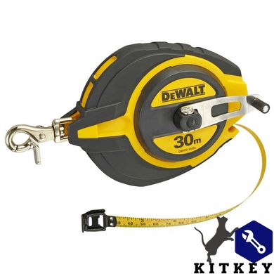 Рулетка вимірювальна Steel, 30 м х 10 мм DeWALT DWHT0-34093