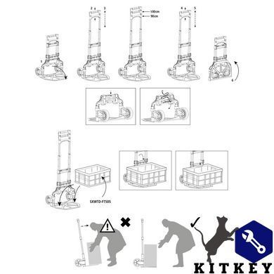 Тележка грузовая складная STANLEY SXWT-FT501