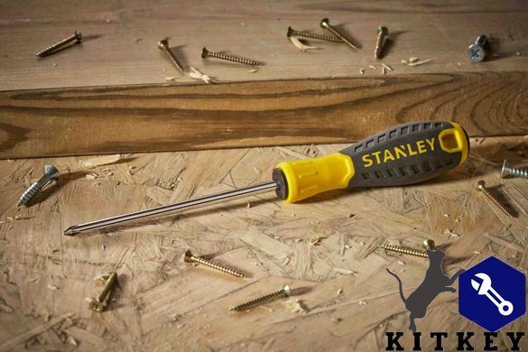 Викрутка ESSENTIAL довжиною 100 мм під шліц Ph2 STANLEY STHT0-60335