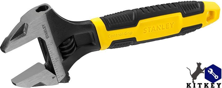 Ключ гайковий розсувний MaxSteel довжиною 200 мм, максимальний розмір 24 мм STANLEY 0-90-948
