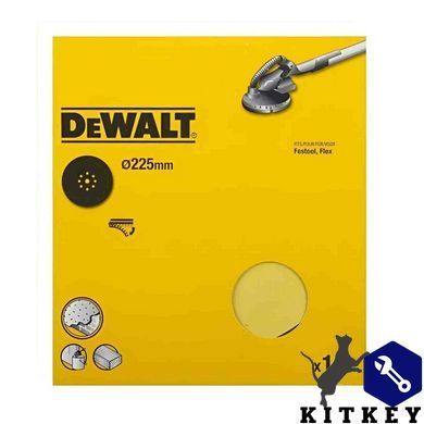 Шліфшкурка самоклейна для ексцентрикових шліфмашин DeWALT DT3170