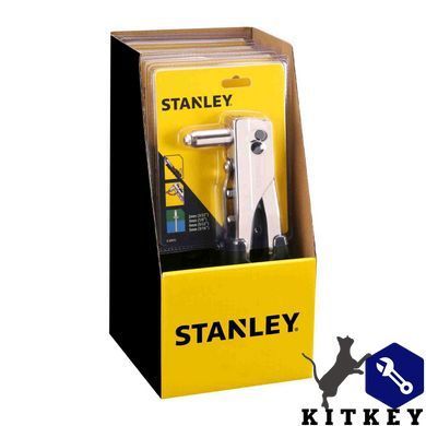 Ключ заклепочный Right Angle Riveter с насадками под заклепки диаметром 2, 3, 4, 5 мм STANLEY 6-MR55