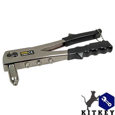 Ключ заклепочный Right Angle Riveter с насадками под заклепки диаметром 2, 3, 4, 5 мм STANLEY 6-MR55