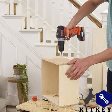 Набір з двох інструментів BLACK+DECKER BDCK122S1S