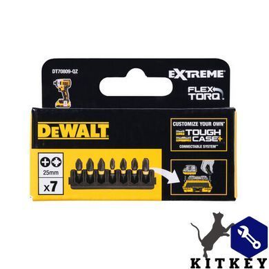 Касета з бітами FlexTorq DeWALT DT70809