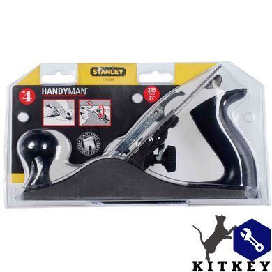 Рубанок столярный Handyman длиной 250 мм и шириной ножа 50 мм STANLEY 1-12-204