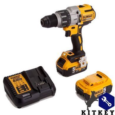 Дриль-шурупокрут акумуляторний безщітковий ударний DeWALT DCD996P2
