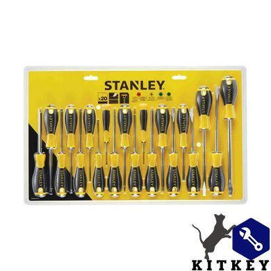 Набір з двадцяти викруток ESSENTIAL STANLEY STHT0-60213