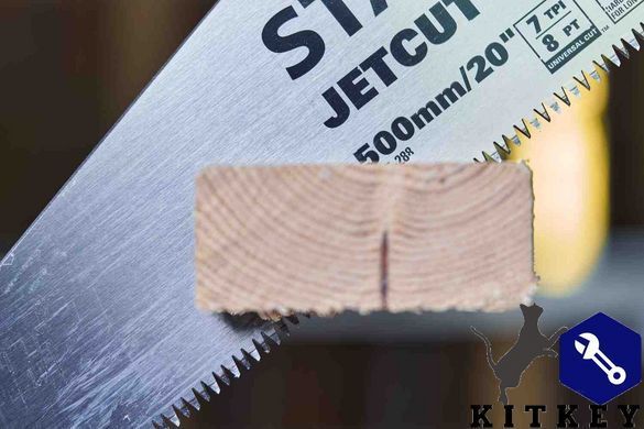 Ножівка Jet-Cut SP завдовжки 500 мм для поперечного та поздовжнього різання за деревиною STANLEY 2-15-288