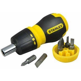 Викрутка - набір Multibit Stubby реверсивна з шістьма змінними бітами STANLEY 0-66-358