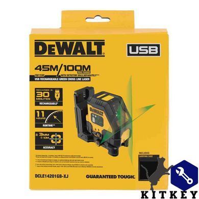 Рівень лазерний лінійний DeWALT DCLE14201GB