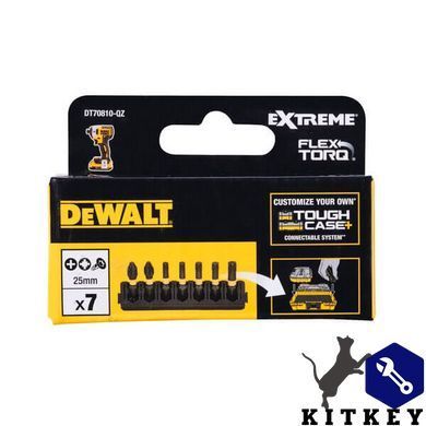 Касета з бітами FlexTorq DeWALT DT70810