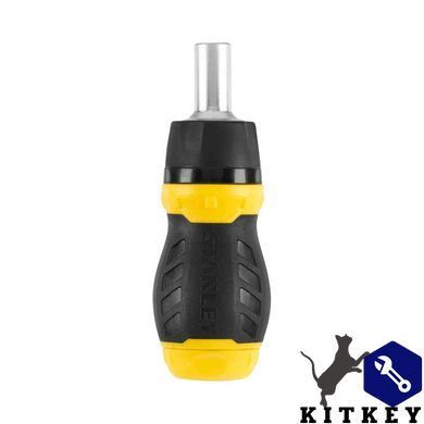 Отвертка - набор Multibit Stubby, реверсивная, с шестью сменными битами STANLEY 0-66-358