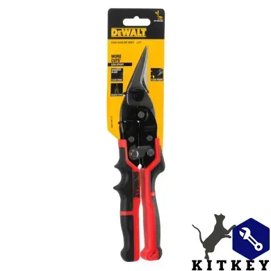 Ножницы по металлу ERGO Aviation длиной 250 мм, левые DeWALT DWHT14673-0
