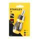 Отвертка - набор Multibit Stubby, реверсивная, с шестью сменными битами STANLEY 0-66-358