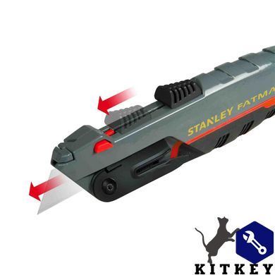 Нож FatMax для отделочных работ длиной 165 мм с двумя типами лезвий STANLEY 0-10-242