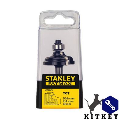 Фреза по дереву профильная диаметром 34.9 мм STANLEY STA80317