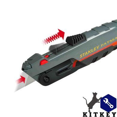 Нож FatMax для отделочных работ длиной 165 мм с двумя типами лезвий STANLEY 0-10-242
