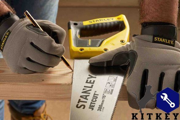 Ножовка Jet-Cut Fine длиной 380 мм для поперечного и продольного реза по древесине STANLEY 2-15-594