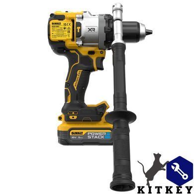 Дрель-шуруповерт аккумуляторная бесщеточная ударная DeWALT DCD1007H2T