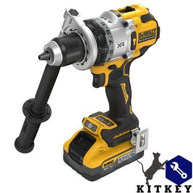 Дрель-шуруповерт аккумуляторная бесщеточная ударная DeWALT DCD1007H2T