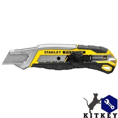 Нож FatMax Integrated Snap Knife длиной 165 мм с лезвием шириной 18 мм с отламывающимися сегментами STANLEY FMHT10592-0