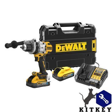 Дрель-шуруповерт аккумуляторная бесщеточная ударная DeWALT DCD1007H2T