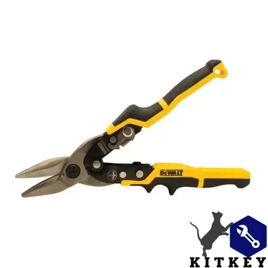 Ножницы по металлу ERGO Aviation длиной 250 мм, прямые DeWALT DWHT14675-0