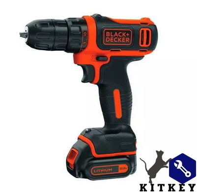 Дриль-шуруповерт акумуляторний BLACK+DECKER BDCDD12