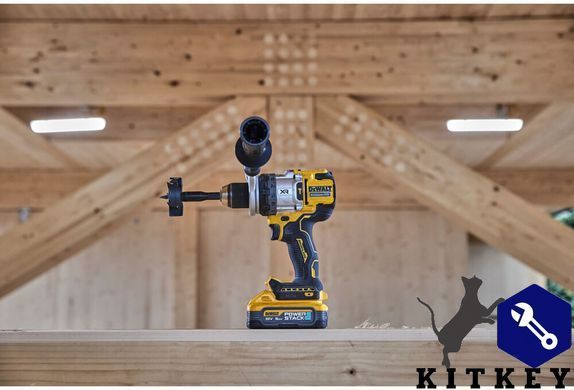 Дрель-шуруповерт аккумуляторная бесщеточная ударная DeWALT DCD1007H2T