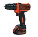 Дриль-шуруповерт акумуляторний BLACK+DECKER BDCDD12