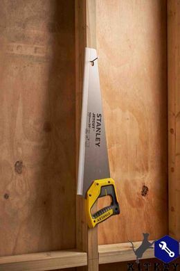 Ножовка Jet-Cut Fine длиной 500 мм для поперечного и продольного реза по древесине STANLEY 2-15-599