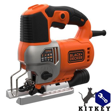 Пила лобзиковая сетевая BLACK+DECKER BES610