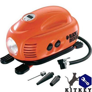 Компрессор автомобильный BLACK+DECKER ASI200