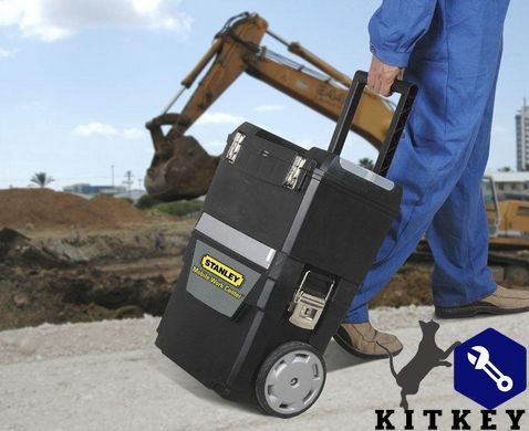 Ящик на колесах IML Mobile Work Center 2 in 1, розміри 473x302x627 мм STANLEY 1-93-968