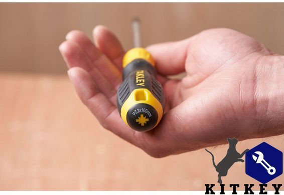 Отвертка Cushion Grip под шлиц Pz2 с длиной жала 100 мм STANLEY STHT16163-0