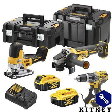 Набір з трьох інструментів безщіткових DeWALT DCK329P2T