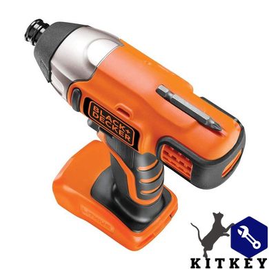 Гайковерт акумуляторний ударний безщітковий BLACK+DECKER BDCIM18N