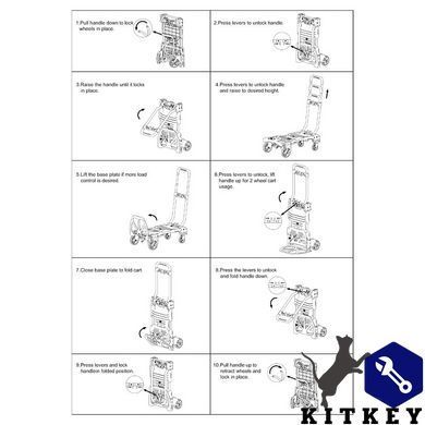 Тележка грузовая раскладная STANLEY SXWT-FT585