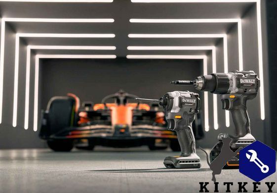 Набор из двух инструментов аккумуляторных бесщеточных McLaren F1 TEAM LIMITED EDITION DeWALT DCK200MM2T