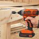 Шуруповерт ударный аккумуляторный бесщёточный BLACK+DECKER BDCIM18N