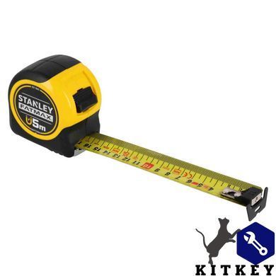 Рулетка измерительная FatMax Blade Armorдлиной 5 м, шириной 32 мм, магнитная STANLEY FMHT0-33864
