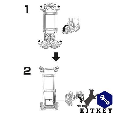Тележка грузовая складная STANLEY SXWTD-FT591
