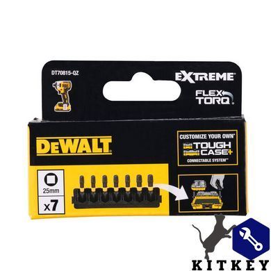 Касета з бітами FlexTorq DeWALT DT70815