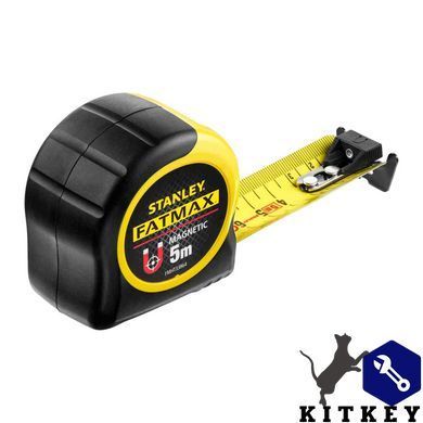 Рулетка измерительная FatMax Blade Armorдлиной 5 м, шириной 32 мм, магнитная STANLEY FMHT0-33864