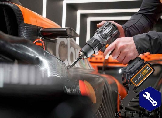 Набор из двух инструментов аккумуляторных бесщеточных McLaren F1 TEAM LIMITED EDITION DeWALT DCK200MP2T