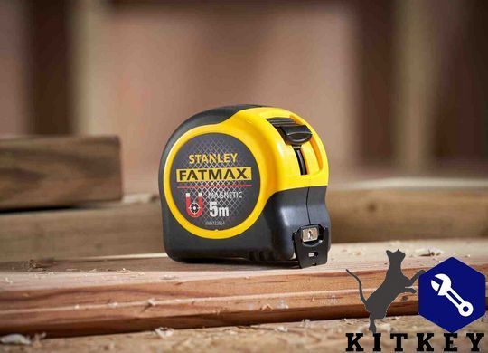 Рулетка измерительная FatMax Blade Armorдлиной 5 м, шириной 32 мм, магнитная STANLEY FMHT0-33864