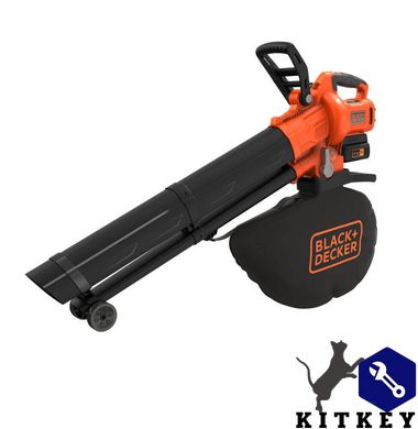 Садовий пилосос акумуляторний безщітковий BLACK+DECKER BCBLV3625L1