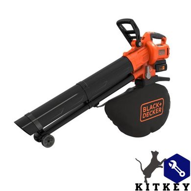 Садовий пилосос акумуляторний безщітковий BLACK+DECKER BCBLV3625L1