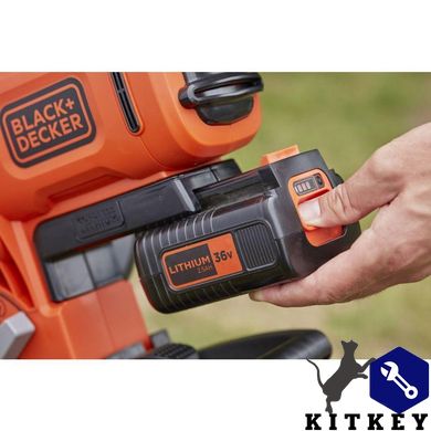 Садовый пылесос аккумуляторный бесщеточный BLACK+DECKER BCBLV3625L1